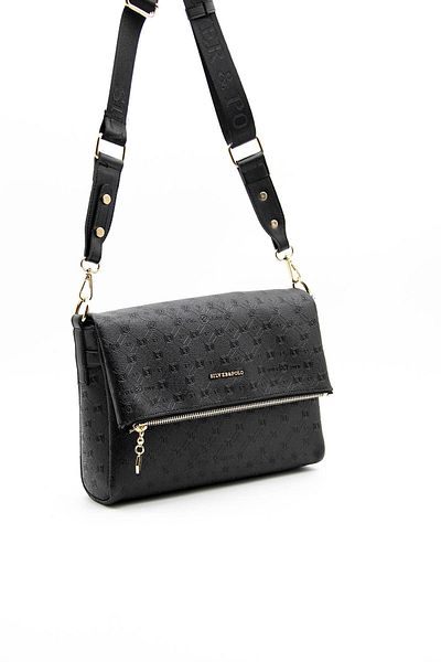 Silver Polo Silver Polo Black - Black NV963 Geantă crossbody pentru femei