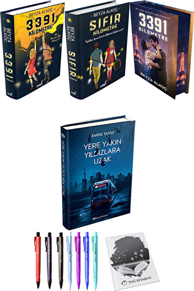 İndigo Kitap 3391 Kilometre Sıfır Kilometre Film Özel Baskı Ciltli ve Yere Ya...