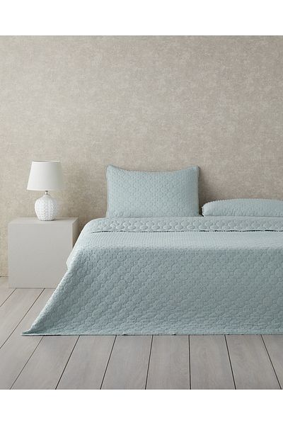 English Home Set cuvertură de pat dublă Amabile Water Green - 200x220 cm Decupat
