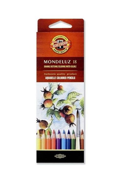 Koh-i Noor Mondeluz Water Color Pencil 18 Color Set