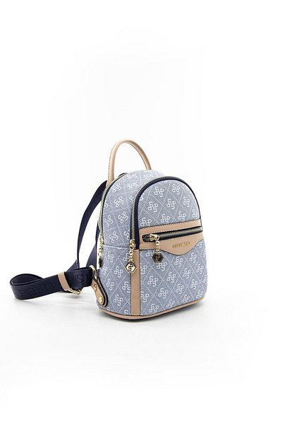 Silver Polo Rucsac de damă Polo Blue-Tan NV983 argintiu