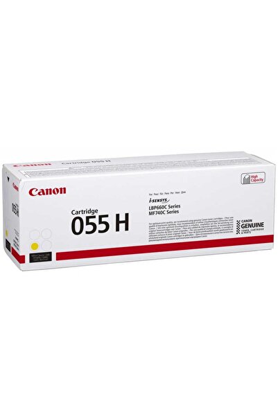 Canon CRG055H/3017C002 Sarı Orijinal Toner Yüksek Kapasiteli