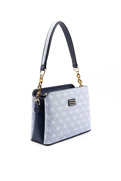 Silver Polo Nv937 Blue-Navy Women's Shoulder Bag