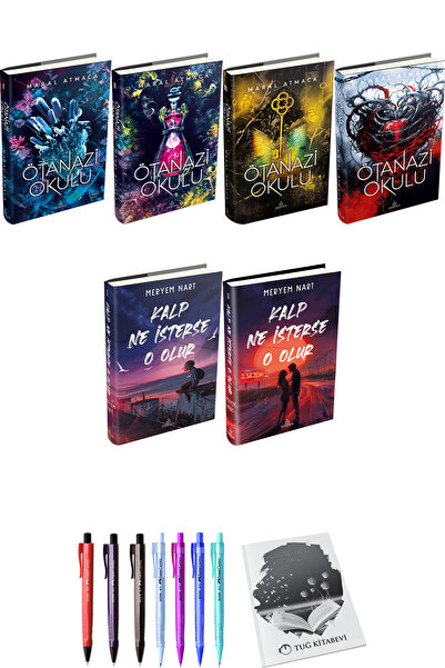 İndigo Kitap Ötanazi Okulu 4lü Set Ciltli ve Kalp Ne İsterse O Olur 2li Set C...