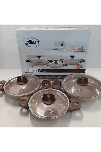 FUCCİ Gülsan Saffron Granite Sahan Set