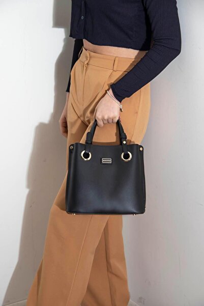 Silver Polo Silver Polo Black - Черна NV975 Дамска чанта