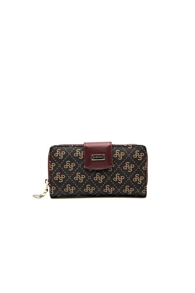 Silver Polo Nv928 Claret Red Brown Yellow Women's Wallet Card Holder