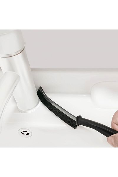 BEZZAZ 5 Multi-Purpose Bristle Cleaning Brushes - Bathroom and Kitchen Detail