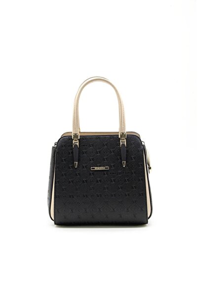 Silver Polo حقيبة يد نسائية سوداء - S.nut SP1136