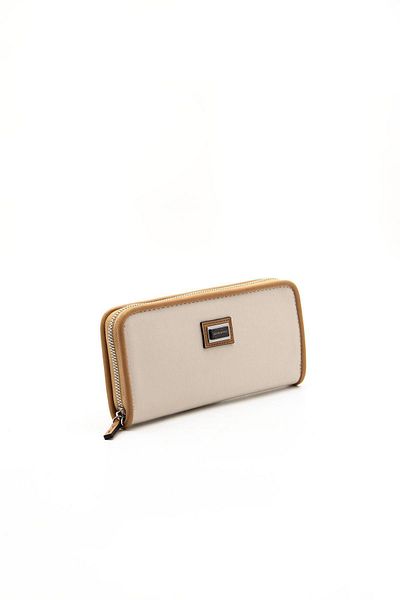 Silver Polo Γυναικείο Πορτοφόλι και Θήκη Κάρτας A.Taba SP665 Beige