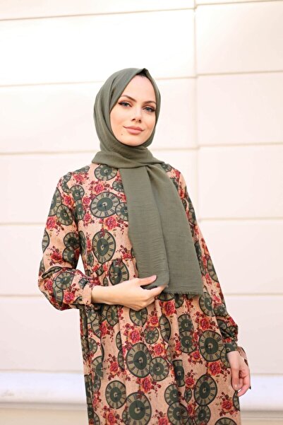 Hürremist Бавовняний шарф Хакі