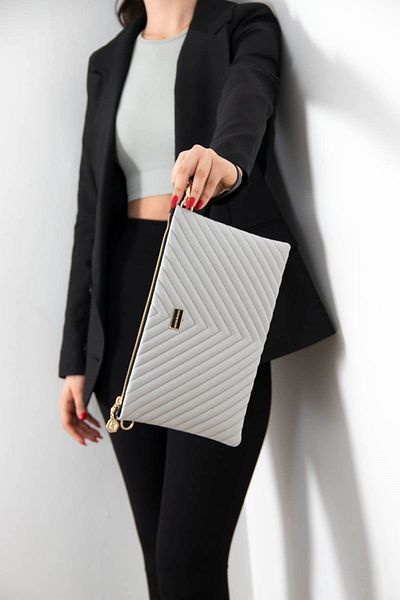 Silver Polo A.gri Nv1034 - Дамска чанта тип портфолио