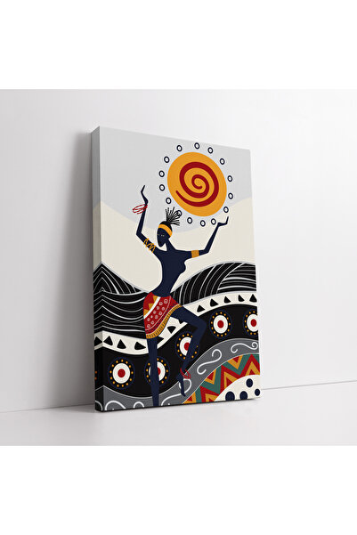KOSS Dijital Tablou pe pânză cu modele etnice africane moderne