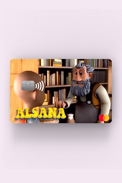Namgo Alsana Bilgecan Dede Kredi Banka Kart Kaplama Etiketi Stickerı