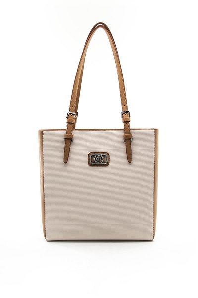 Silver Polo Geantă de umăr pentru femei A.taba Nv1096 bej