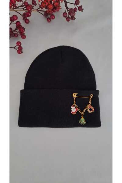 SOUL BY A&B قبعة رأس السنة الجديدة - دبوس، هدية على شكل سانتا كلوز للفتيات ال...