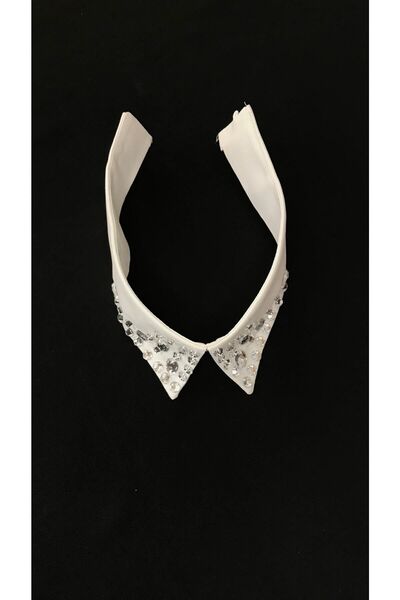 Ozpas Taşlı Beyaz Yaka