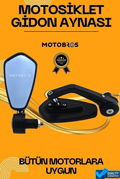 Motobros C-98 Gidon Direksiyon Ayna Seti Tüm Motorlara Uygun ÖZEL CAM (GENİŞ ...