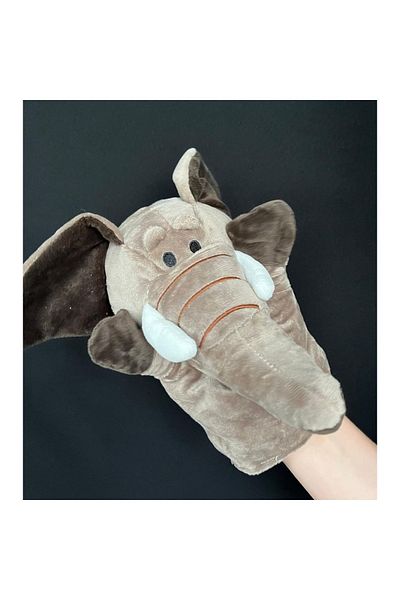 Marsel oyuncak Animated and Mouthed Puppet Elephant Hand Puppet