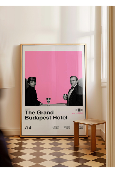 ARTHOUSECOLLECTIVE Poster Big Hotel of Budapest - Poster de film fără încadra...