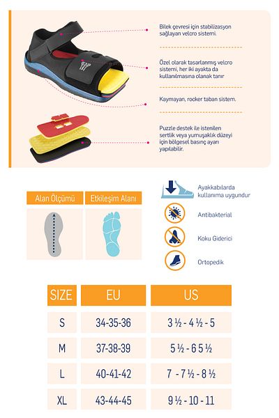 Aurafix Orthopedic Postoperative Shoes - 832
