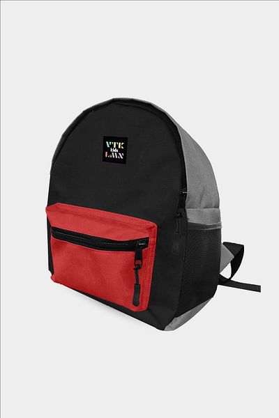 Vatkalimon Red Black Gray Backpack for Kids - Kindergarten and Nursery Preschool