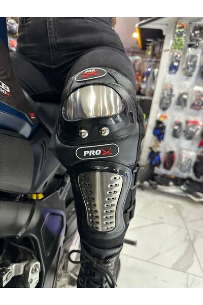 Motobros وسادة ركبة صغيرة الحجم مع حماية من التيتانيوم للدراجات النارية