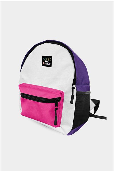 Vatkalimon Pink, White and Purple Colored Kindergarten Backpack for Children - Nursery and Preschool