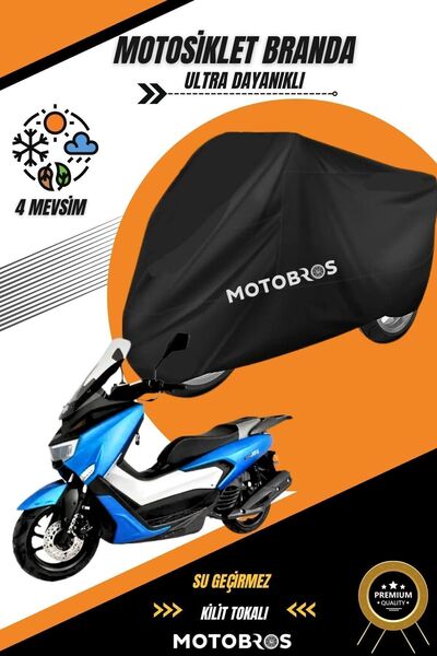 Motobros دراجة نارية سوداء مقاومة للماء من Arora Zrx - قماش سميك للغاية
