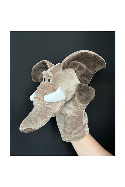 Marsel oyuncak Animated and Mouthed Puppet Elephant Hand Puppet