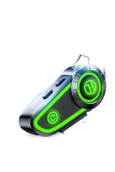 Dynego Kask Kulaklık Rgb Işıklı Motosiklet Bluetooth Kulaklık Mah Batarya Led Işık