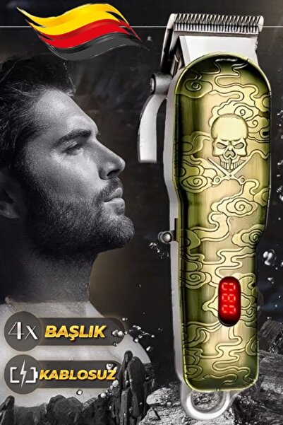 xolo Multi Fonksiyon Tıraş Makinesi Full Set Islak Kuru 4 Başlık Saç Sakal Vucüt