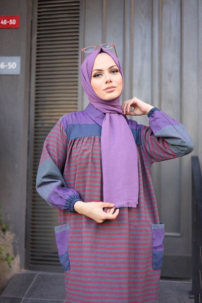 Hürremist Cotton Jazz Shawl Lilac
