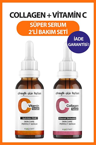 Koznat C Vitamini Collagen 2' Li Serum Paketi
