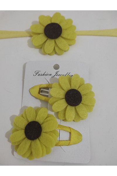 damlakids Set de catarame pentru fetiță și copil Bandana, 3 bucăți, flexibil și moale