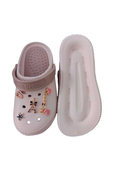 Twingo Beige Women's - Ecru Stoned Cross Slippers Sandals Beach Pool Hospital Nurse Orthopedic Slippers