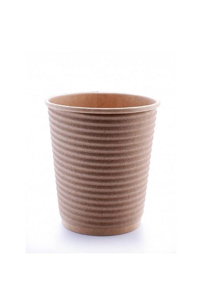 Jawad Kraft Ripple Paper Cup 118ml - 3Ply - 25Pcs
