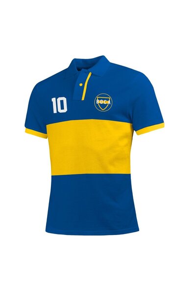 Boca Juniors Retro Polo Yaka T-shirt