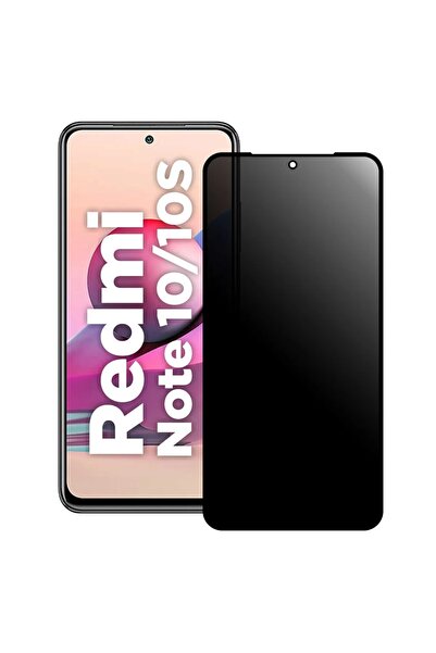 ZETT Xiaomi Redmi Note 10s - Uyumlu Privacy HAYALET- Gizli-Temperli Cam Ekran...