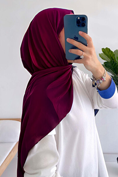 YAKAMEL Kadın Kaymayan İç Göstermeyen Serin Tutan Penye Şal