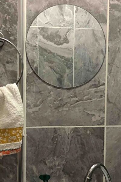 UĞUR MOBİLYA Yuvarlak 3mm Gerçek Banyo Aynası 30 cm