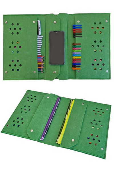 Next Craft 4 Compartment Picture Bag - Pen Holder, Tablet Paint Notebook and Organizer Folder