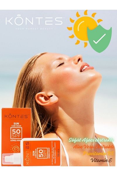 Kontes SUN CREAM / SUN CARE CREAM / VERY HIGH PROTECTION UVA / UVB SPF 50