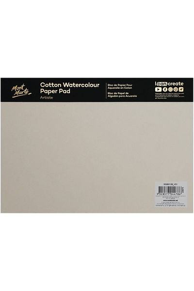 Mont Marte Artiste 200Gr Cotton Watercolor Paper - A5 10 Sheets