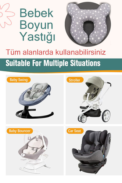 HALZEY Bebek Arabası Yastığı Puset Yastığı Sallanan Ana Kucağı Yastığı Bebek Yastığı