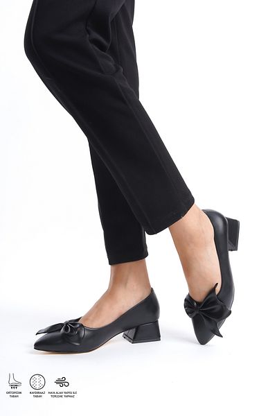 MOKKASHOES Italian Style Orthopedic Pointed Ballerinas - Autumn Spring Bow