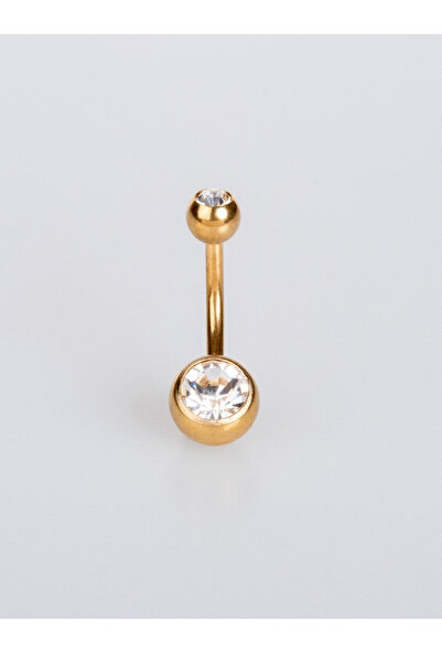 VLM AKSESUAR Cerrahi Çelik Taşlı Göbek Piercing 10mm