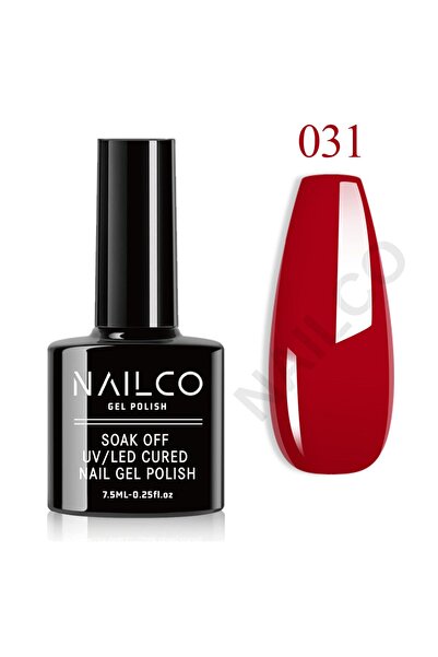 Naıl Co Uv Led Kalıcı Oje 7.5 ml (Koyu Kırmızı) M18 NC031