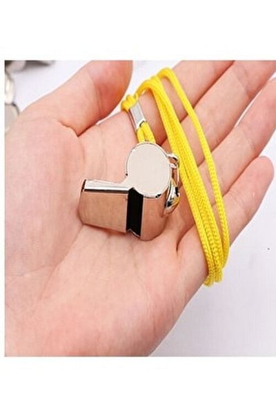ABACA Metal Whistle Earthquake Whistle Referee Whistle Camper Scout Whistle