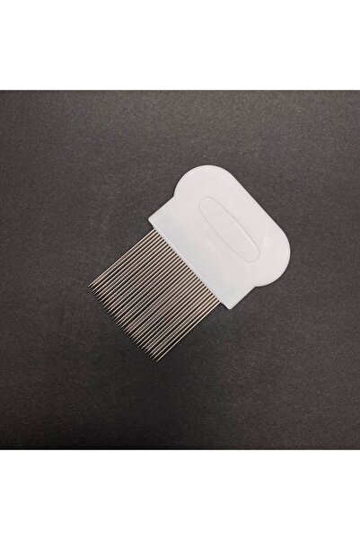 Pause Art Home Bit Tarağı - Metal - Bit , Pire Kepek Vb Için Saç Ve Kıl Temizleme Tarak - Beyaz Tarak